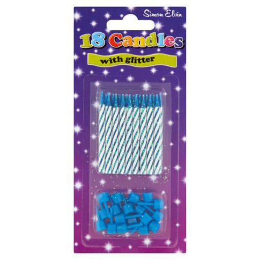 Picture of PARTY CANDLES BLUE